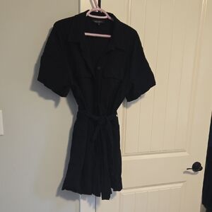 Dynamite Black Dress with Pink Accents